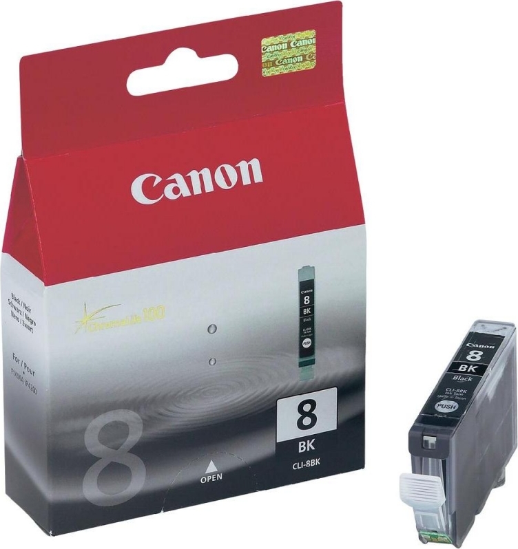 Cartus Cerneala Original Canon Black, CLI-8B, pentru IP4200, , (timbru verde 0.15 lei), "BS0620B001AA"