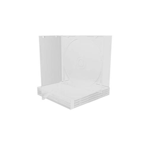 MediaRange CD Jewelcase for 2 discs, 10.4mm, transparent tray "BOX23-T"