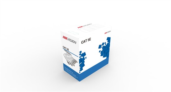 ROLA CABLU UTP HIKVISION, Cat5e, 305 m, Cupru, solid, AWG 25, 0.45mm, 0.16mm2, "DS-1LN5E-E/E"