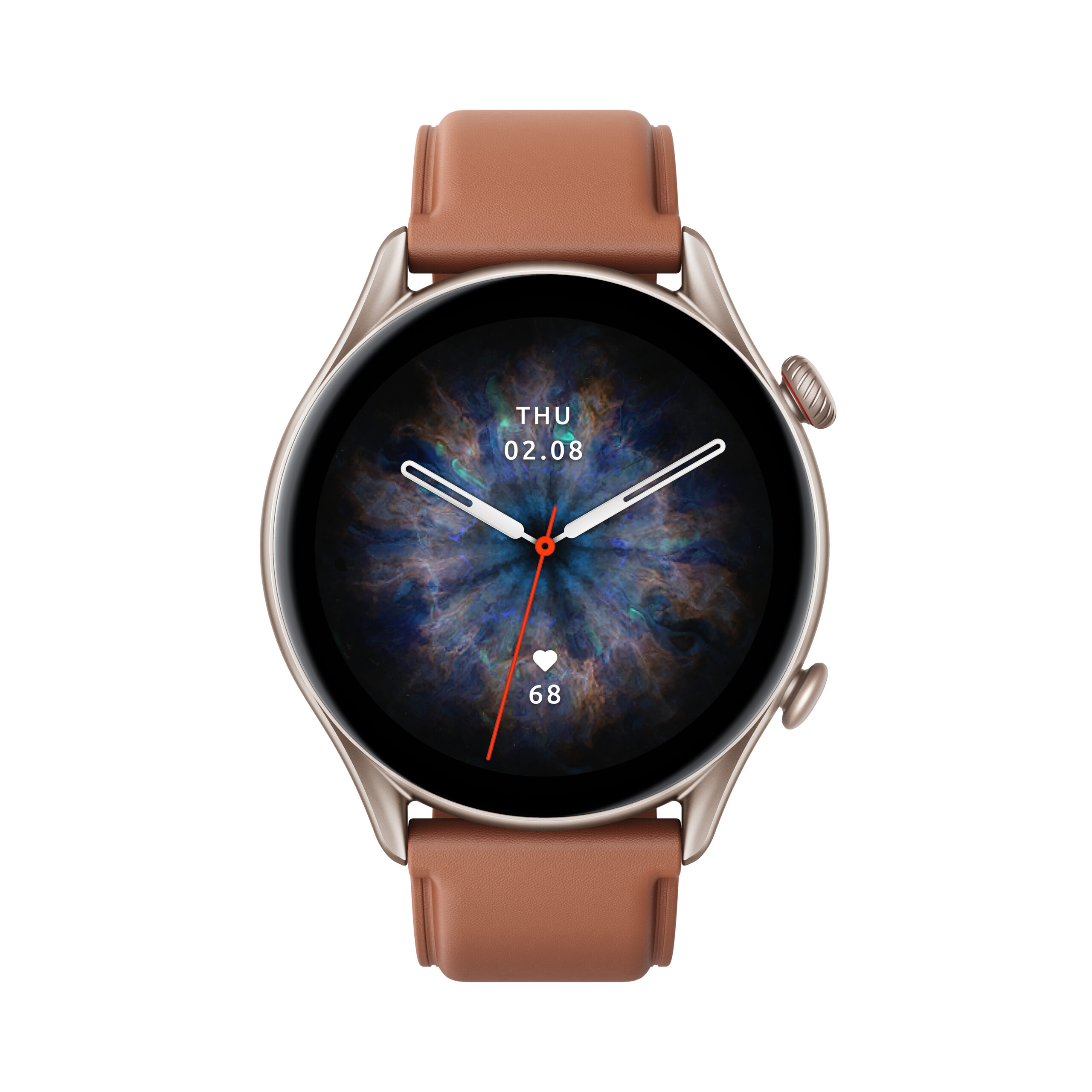 Smartwatch GTR 3 Pro Brown Leather "amagtr3prbleu" (timbru verde 0.18 lei)