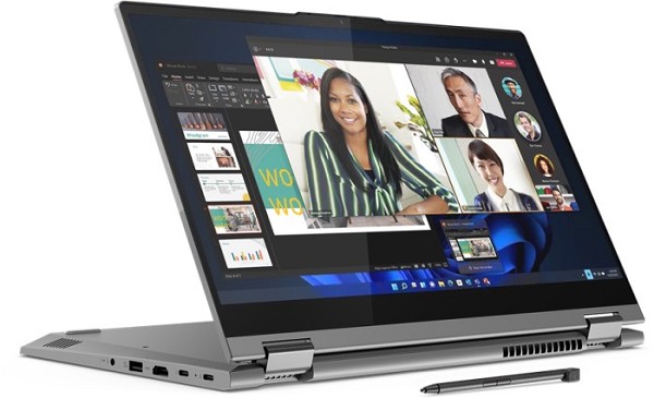 NOTEBOOK Lenovo ThinkBook 14s Yoga G3 Intel Core i7-1355U 14inch FHD AG Touch 16GB DDR4 512GB SSD M.2 Intel Iris Xe 2X2AX + BT W11P 3Y CCI, "21JG0042RM" ((timbru verde 3.5 lei)