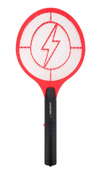 Paleta electrica anti-insecte Esperanza Anihilator EHQ004 3W 22cm Negru/Rosu "EHQ004" (timbru verde 0.8 lei)