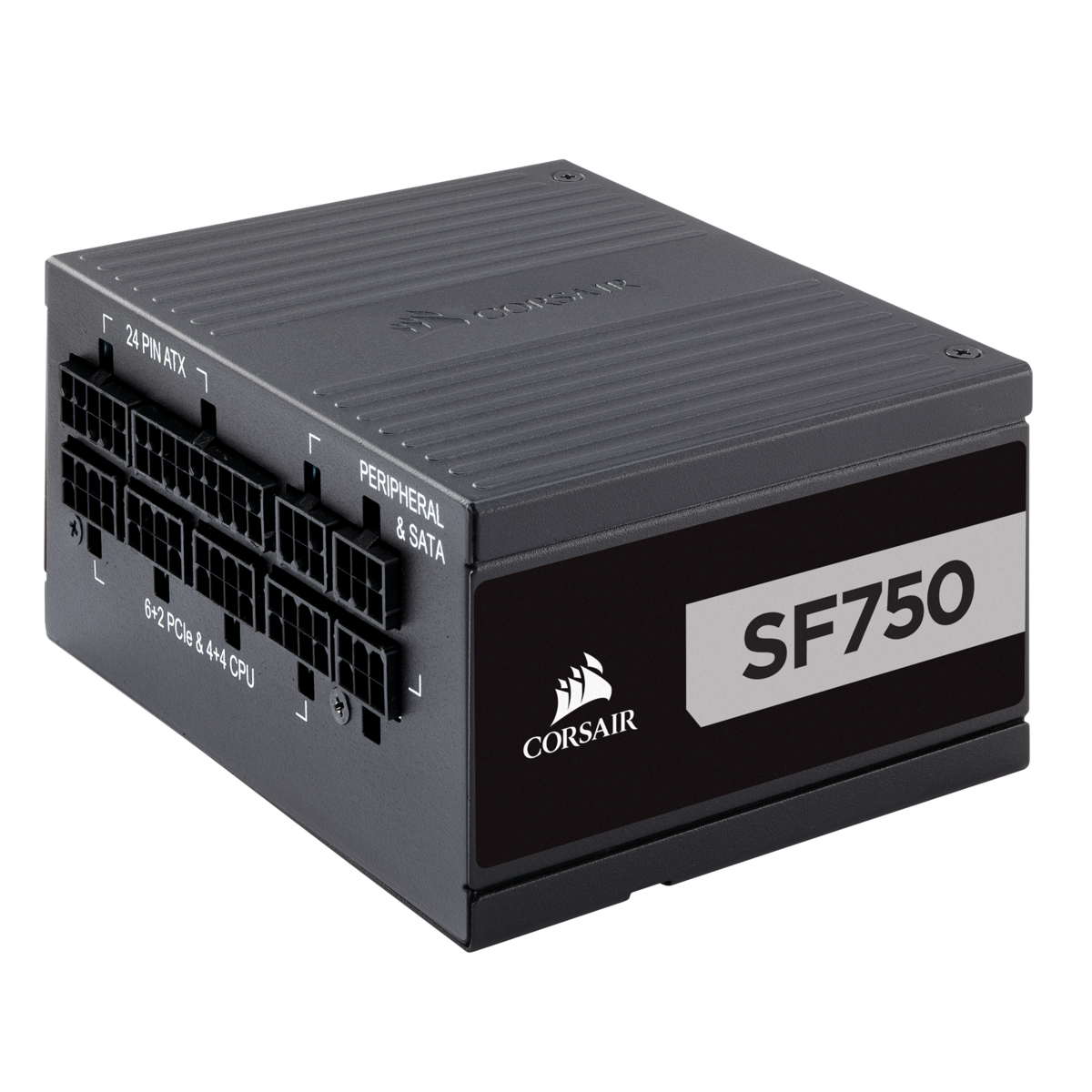 SURSA CORSAIR, 750 W, "SF750" modulara, ATX 12V V2.92, fan 92 mm x 1, 80 Plus Platinum, MB 20+4 pin x 1, CPU 4+4 pinx2, PCI-E 6+2 pinx4, SATA x 8, MOLEX 4-pinx3, "CP-9020186-EU" (timbru verde 2 lei)
