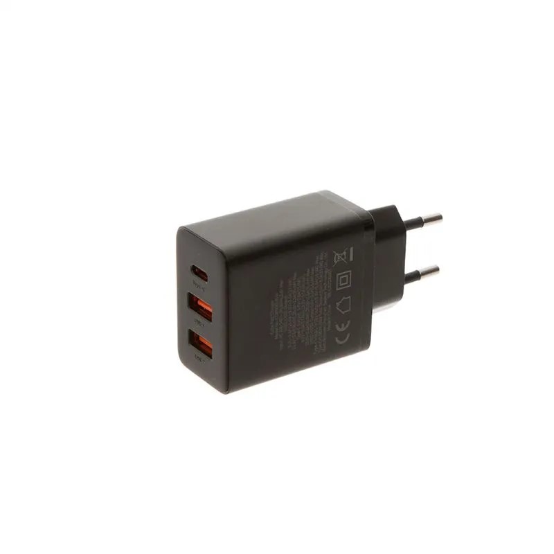 INCARCATOR RETEA Baseus Cube, Quick Charge 30W, 1 x USB Type-C Output 5V/3A, 2 x USB, negru "P10111402113-00" (timbru verde 0.18 lei) - 6932172651138