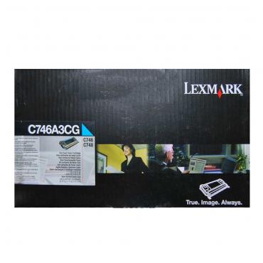 Toner Original Lexmark Cyan, C746A3CG, pentru C746|C748, 7K, (timbru verde 1.2 lei) , "C746A3CG"