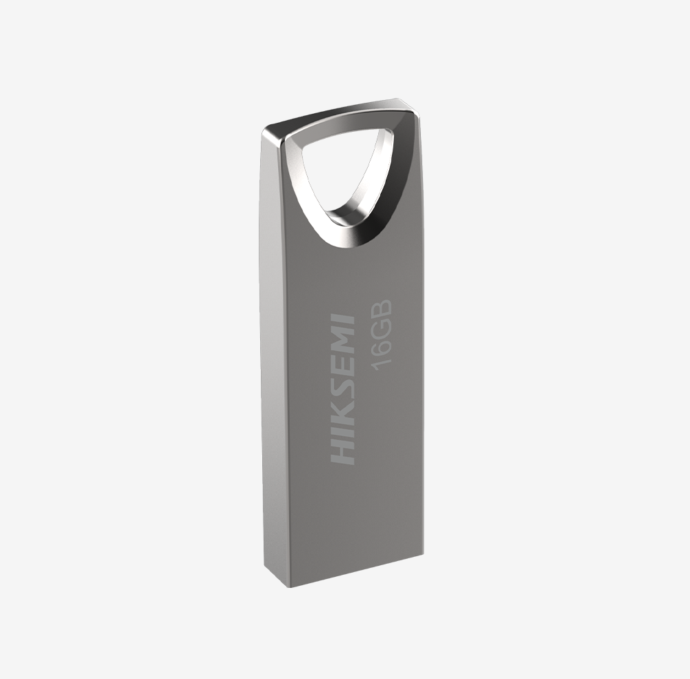 MEMORIE USB 2.0 HIKSEMI 16 GB, carcasa metalica, argintiu, "HS-USB-M200/16G" (timbru verde 0.03 lei)