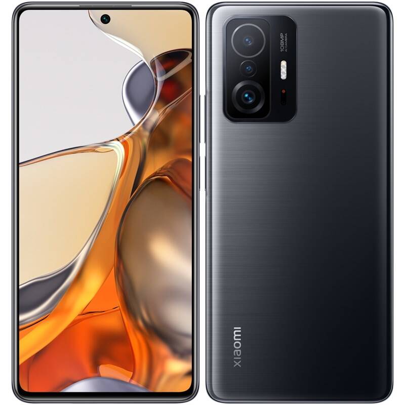 SMARTphone Xiaomi, "11T PRO" ecran 6.67 inch, dual sim, rez. camera 108 Mpix, memorie interna 128 GB, 5G, Android, acumulator 5000 mAh, gri, "34895" (timbru verde 0.45 lei)
