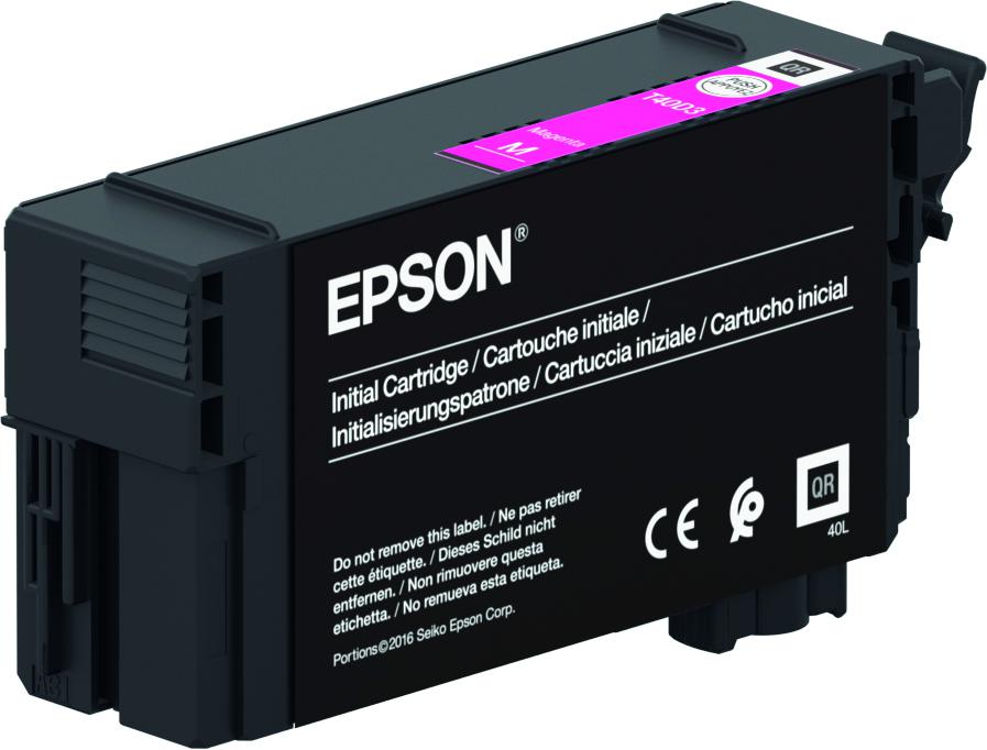Cartus Cerneala Original Epson Magenta,T40D34N, pentru SureColor SC-T3100|SC-T5100|SC-T5100N, 50ml, , , (timbru verde 1.2 lei), "C13T40D34N"