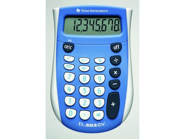 CALCULATOR de BIROU Texas Instruments TI-503SV, 12 DIGITI "TI000946" (timbru verde 0.18 lei)
