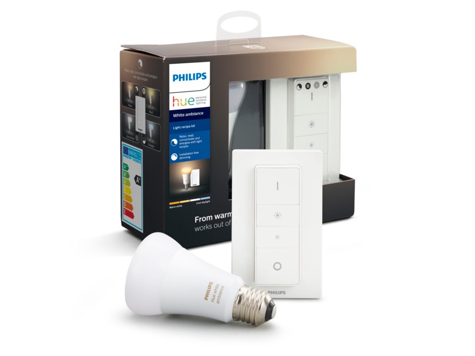 BEC cu intrerupator smart LED Philips, soclu E27, putere 8.5 W, forma spot, lumina toate nuantele de alb, alimentare 220 - 240 V, "000008718699673208" (timbru verde 0.45 lei)
