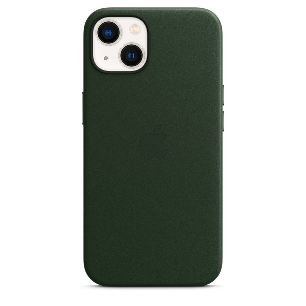 HUSA Smartphone Apple, pt iPhone 13, tip back cover (protectie spate) cu MagSafe, piele, MagSafe, verde, "mm173zm/a"