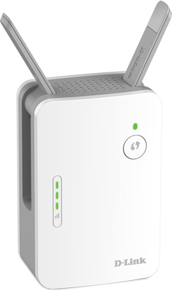 RANGE EXTENDER D-LINK wireless 1300Mbps, 1 port Gigabit, 2 antene externe, dual band AC1200, 2.4GHz & 5GHz, "DAP-1620"/45505676 (timbru verde 2 lei)
