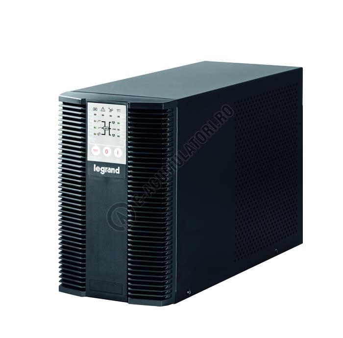 UPS LEGRAND, " KEOR LP", Online cu sinusoida pura, tower, 1000VA/900W, AVR, IEC x 6, 2 x baterie 12V/7.2Ah, LED, back-up 1 - 10 min., "000000000000310154" (timbru verde 11 lei)