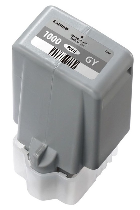 Cartus Cerneala Original Canon Grey, PFI-1000Gy, pentru IPF PRO-1000, , (timbru verde 0.15 lei),NOPP, "0552C001AA"