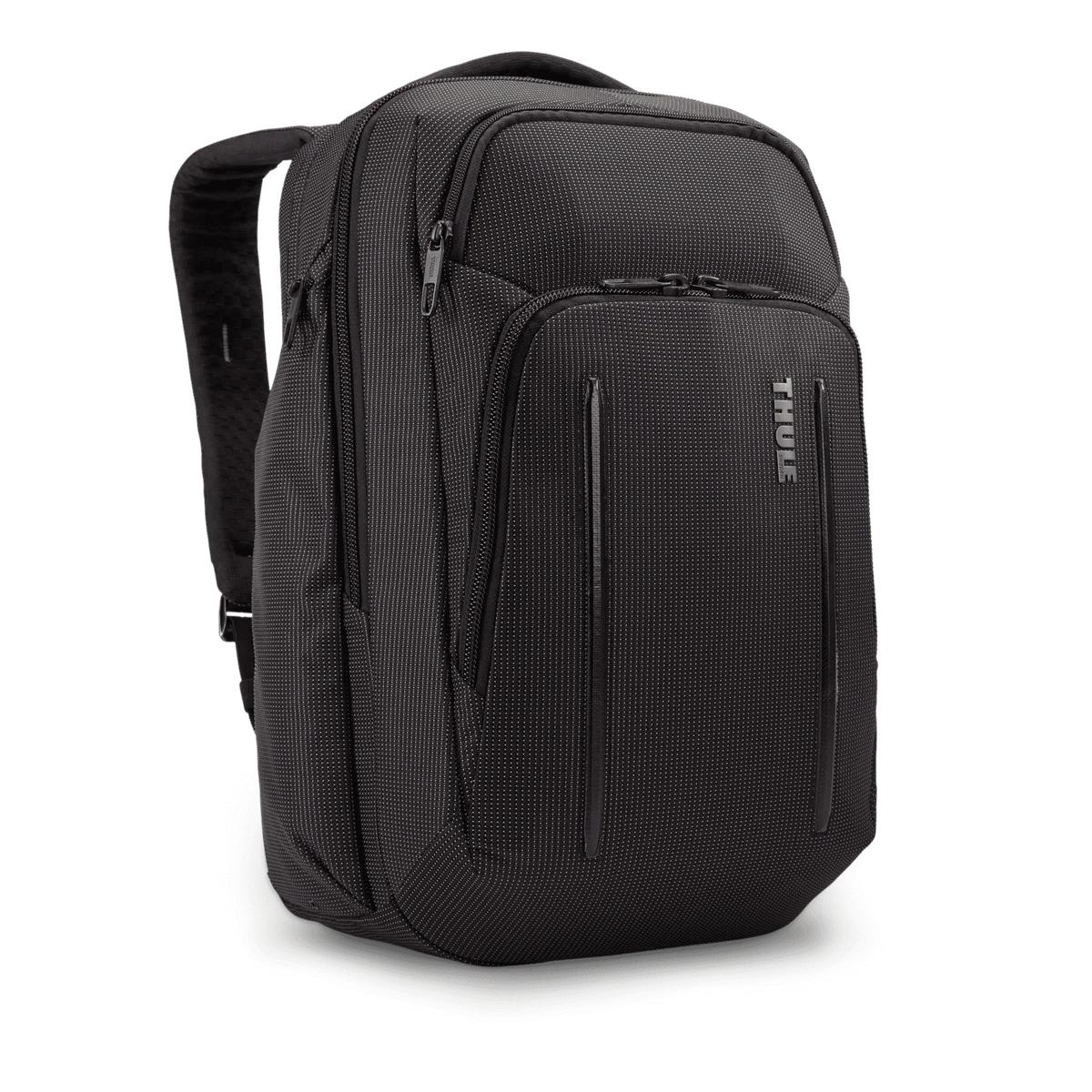 RUCSAC THULE Crossover 2, 30 l, pt. notebook de max. 15.6 inch, 2 compartimente, buzunar frontal x 2 | buzunar lateral x 2, waterproof, nylon, black, "C2BP116 BLACK" / "3205258"