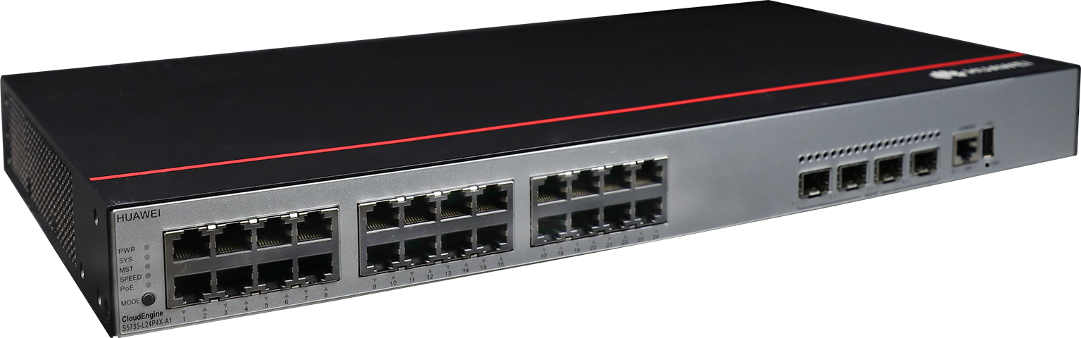 SWITCH HU S5735-L24P4X-A1 24PGB, 4P SFP+ "000000000098011318" (timbru verde 2 lei)