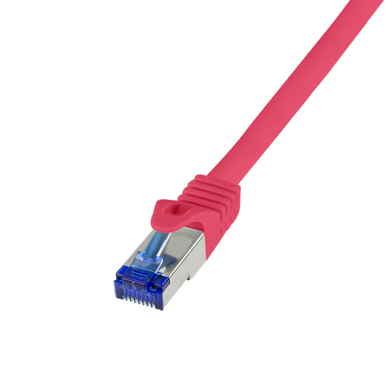 PATCH CORD S/FTP LOGILINK Cat6a, LSZH, Ultraflex, cupru, PoE/PoE+/PoE++, 2 m, rosu, AWG26, dublu ecranat "C6A054S" (timbru verde 0.08 lei)