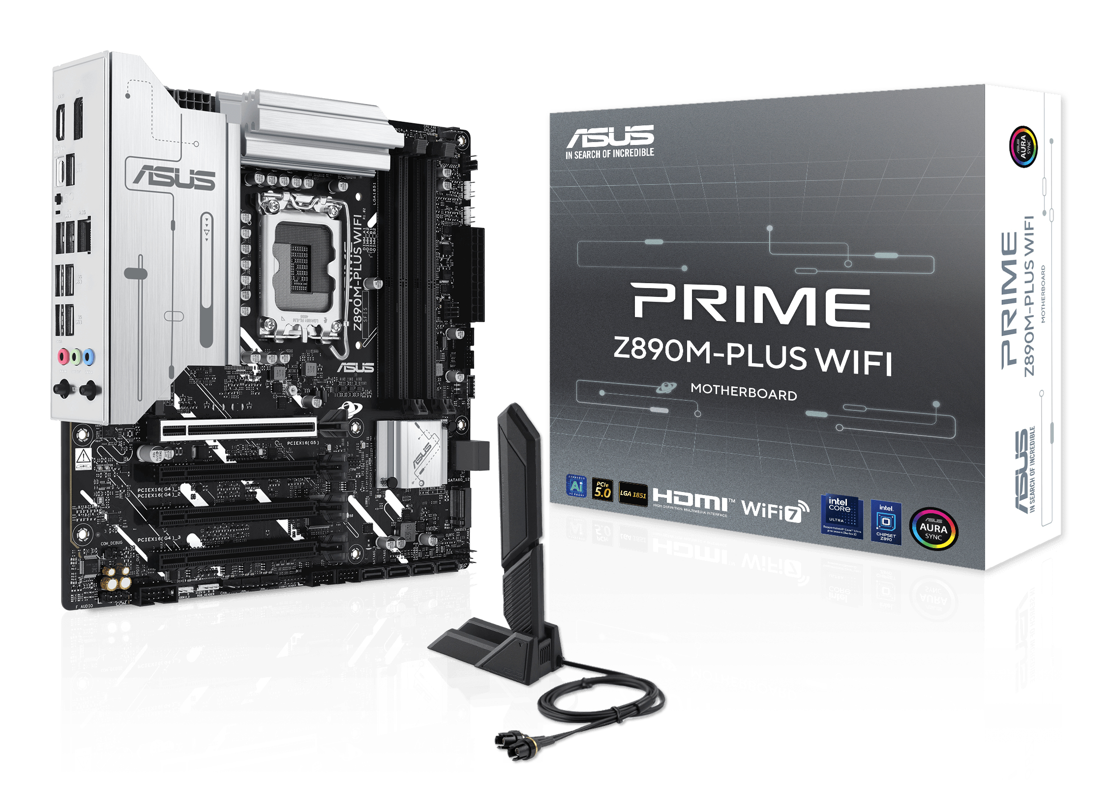 Placa de baza ASUS PRIME Z890M-PLUS WIFI Intel Z890 LGA 1851 (Socket V1) micro ATX "90MB1J80-M0EAY0"