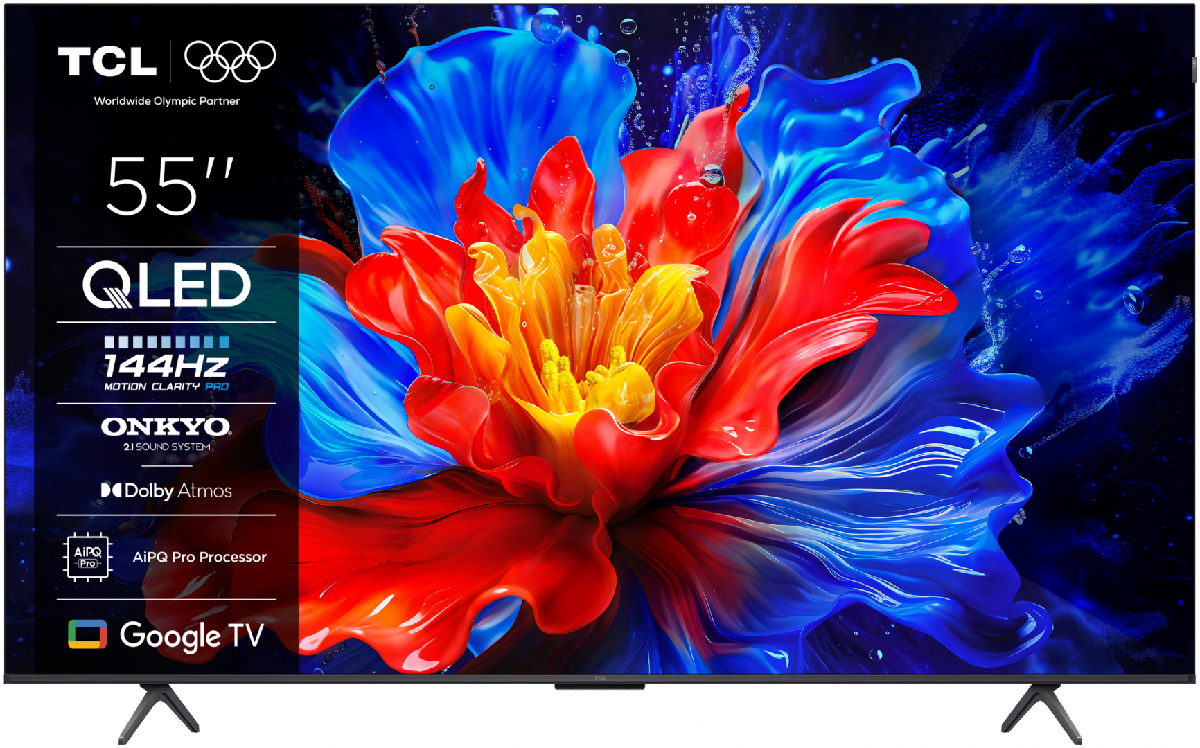 QLED TV 4K 55(139cm) TCL 55P81K "55P81K" (timbru verde 15 lei)