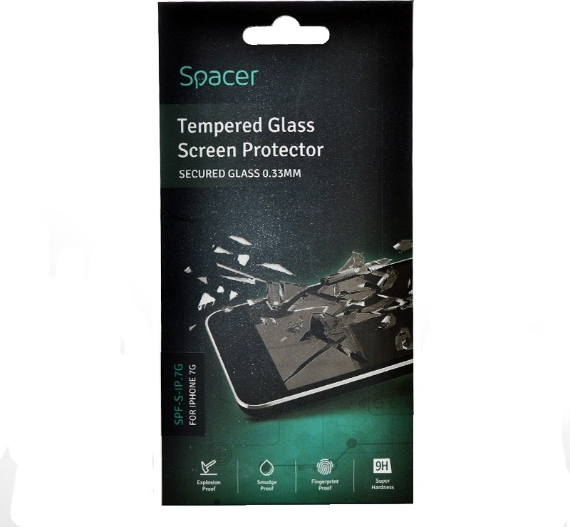 Folie Sticla protectie 3D Spacer pentru Iphone 7+, Iphone 7 Plus, "SPF-3D-IP.7G"