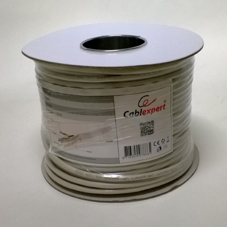 ROLA CABLU FTP GEMBIRD, Cat6. 100m, Cupru-Aluminiu, Solid, AWG24, "FPC-6004-SOL/100"