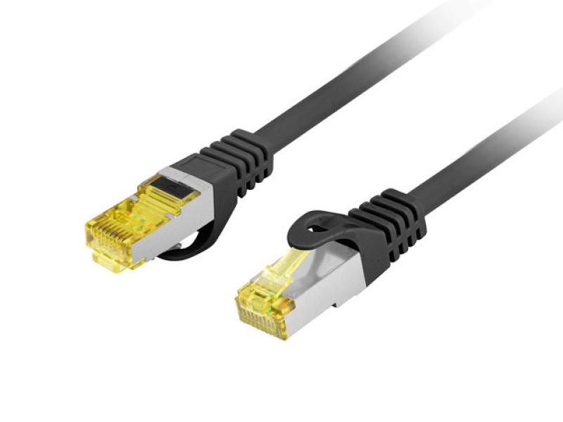 PATCHCORD CAT.6A S/FTP LSZH CU 2M BLACK "PCF6A-10CU-0200-BK" (timbru verde 0.08 lei)