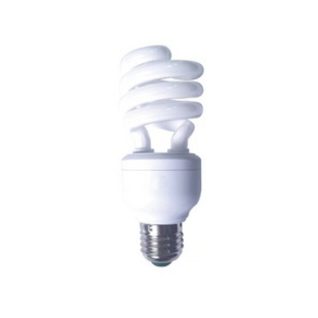 BEC fluorescent Panasonic, soclu E27, putere 19W, forma spirala, lumina alb rece, alimentare 220 - 240 V, "EFD19E65HD3E" (timbru verde 0.45 lei)