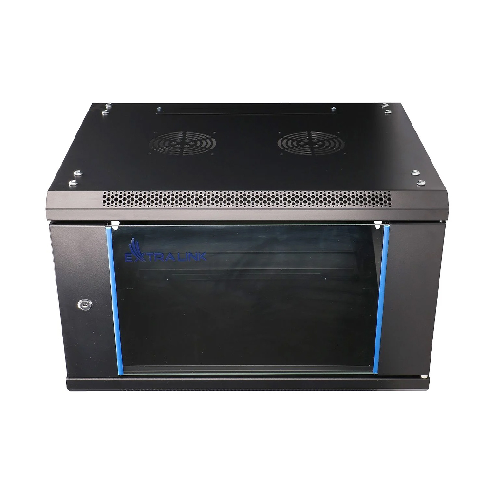 EXTRALINK 6U 600X600 wall-mounted rackmount cabinet black "EX.7232"