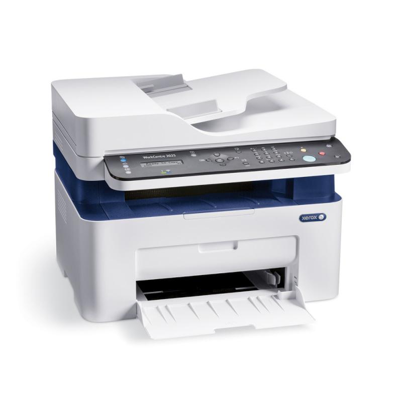 Multifunctional Laser Mono XEROX Workcentre 3025, A4, Functii: Impr.|Scan.|Cop.|Fax, Viteza de Printare Monocrom: 20ppm, Conectiv:USB|Ret|WiFi, Duplex:Nu, ADF:ADF(timbru verde 40 lei) "3025V_NI"