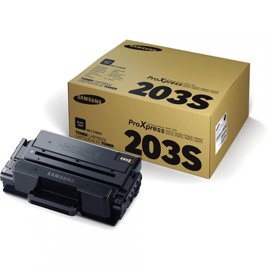 Toner Original Samsung Black, D203S, pentru M3320|M3820|M4020|M3370|M3870|M4070, 3K, (timbru verde 1.2 lei) , "SU907A"