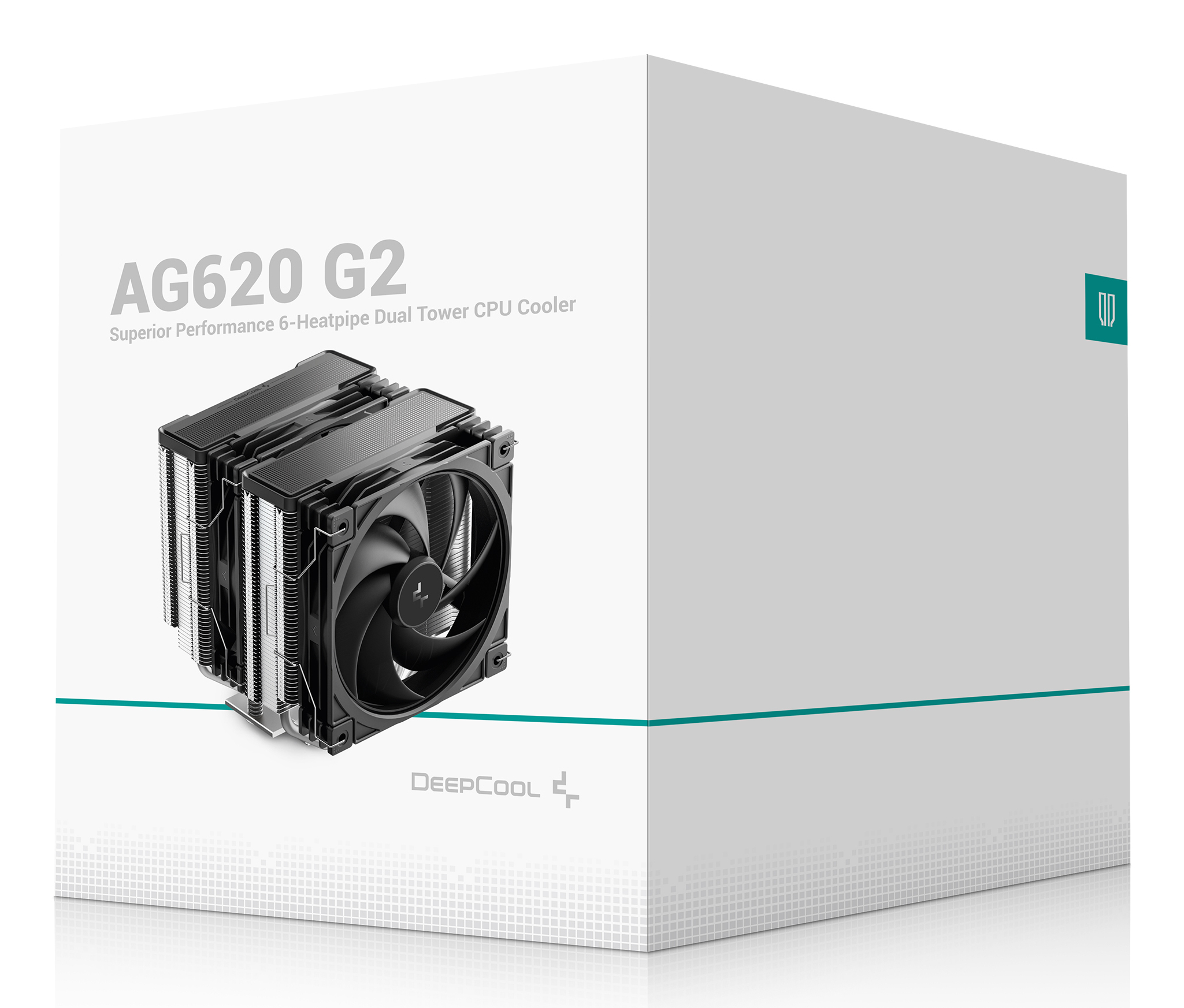 COOLER DeepCool "AG620 G2" skt. Intel si AMD, racire cu aer, vent. 2 x 120mm, 500 - 2000/500 - 2200 RPM, 6 heatpipes, inaltime 159mm,"R-AG620-BKNPMG2-G" - imagine 9