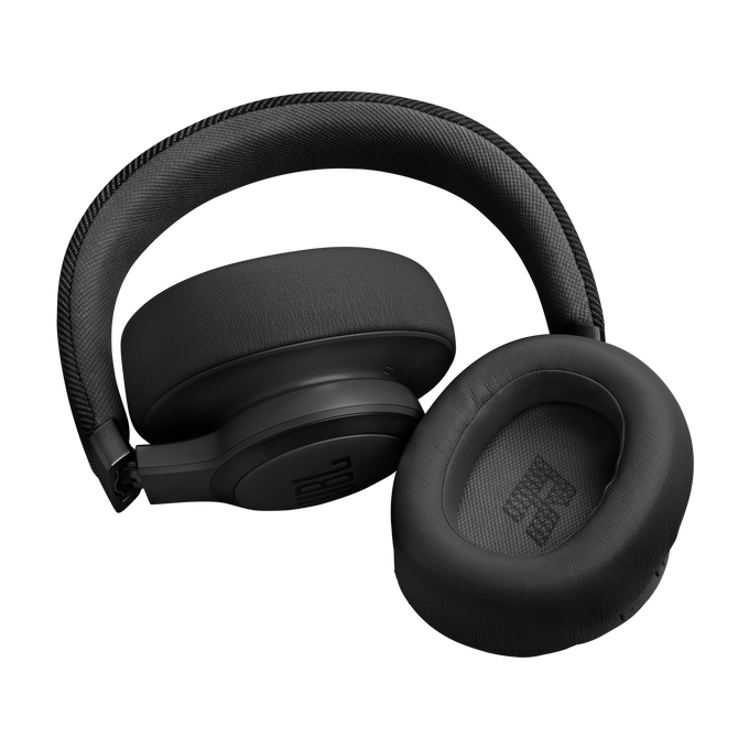 Casti audio wireless over-ear, LIVE 770NC, True Adaptive NC, Bluetooth, Multi-Point, Negru"JBLLIVE770NCBLK" - imagine 6