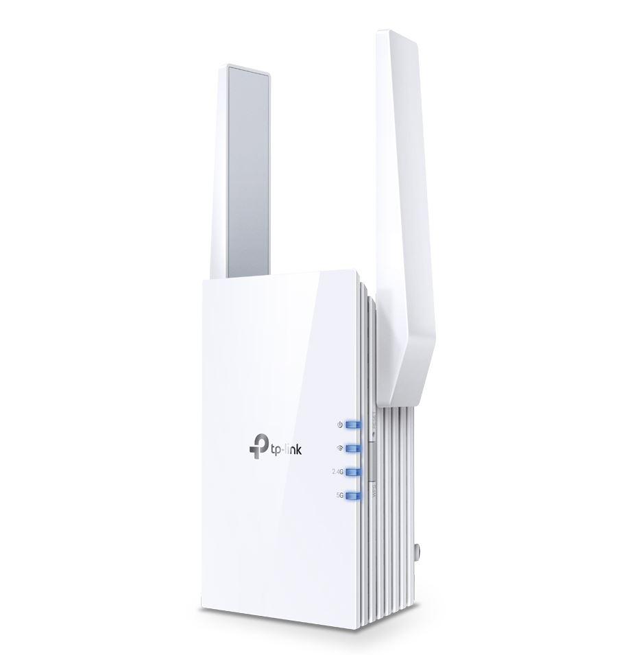 RANGE EXTENDER TP-LINK wireless 3000Mbps, 1 port Gigabit, 2 antene externe, 2.4 / 5Ghz dual band, Wi-Fi 6, "RE705X" (include TV 1.75lei)