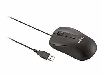 Mouse Fujitsu M520 BLACK, optical mouse with 3 keys, black, 1000 dpi, USB cable 1,8m, white box "S26381-K467-L100"(timbru verde 0.18 lei)