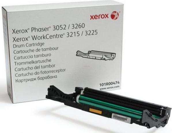 Drum Unit Original Xerox Black, 101R00474, pentru Phaser 3052|3260|WorkCentre 3225 |, 10K, (timbru verde 0.8 lei), "101R00474"