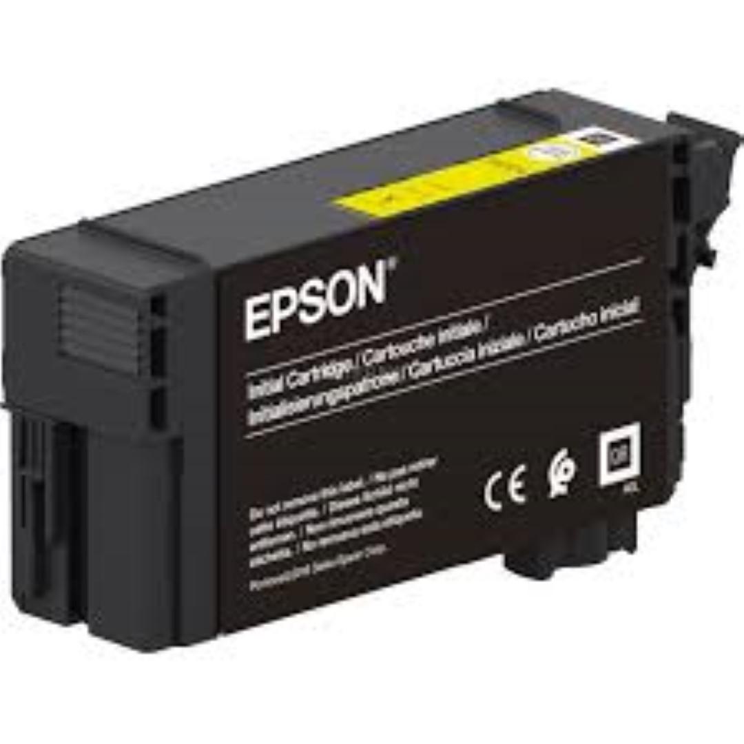 Cartus Cerneala Original Epson Yellow, T40D440, pentru SureColor SC-T3100|SC-T5100|SC-T5100N, 50ml, (timbru verde 0.15 lei), "C13T40D440"