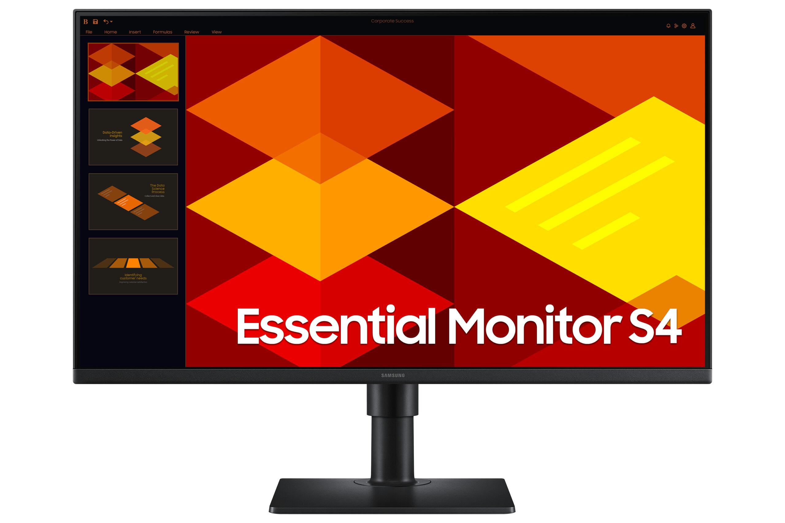 Monitor LED 27" S4 S40GD FHD computer monitor 68.6 cm (27") 1920 x 1080 pixels Full HD LED Black "LS27D400GAUXEN" (timbru verde 7 lei)
