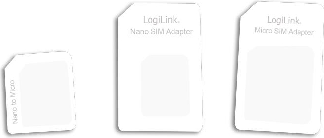 ADAPTOR LOGILINK pt. SIM, de la nano SIM, la standard SIM "AA0047" (timbru verde 0.03 lei)