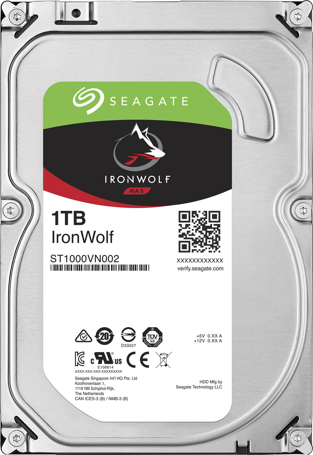 HDD SEAGATE 1 TB, IronWolf, 5.900 rpm, buffer 64 MB, pt. NAS, "ST1000VN002"