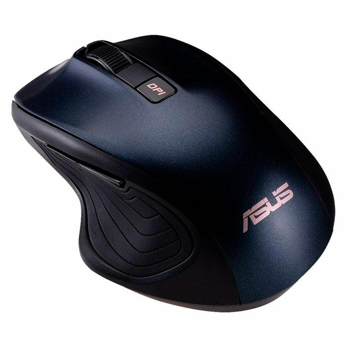MOUSE Asus, "MW202", PC sau NB, wireless, 2.4GHz, optic, 4000 dpi, butoane/scroll 6/1, , alb / albastru, "90XB066N-BMU000" (timbru verde 0.18 lei)