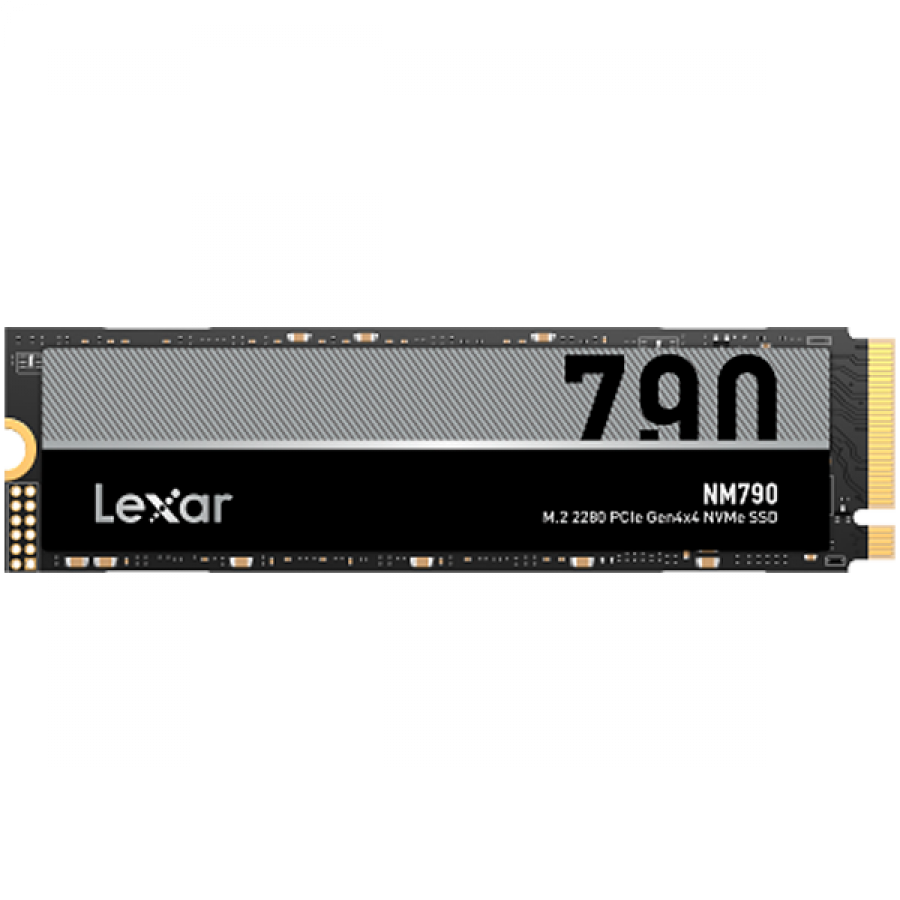 Lexar 2TB High Speed PCIe Gen 4X4 M.2 NVMe, up to 7400 MB/s read and 6500 MB/s write, EAN: 843367130290 "LNM790X002T-RNNNG"