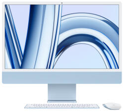 Apple IMAC 24: BLUE/M3 8C CPU/8C GPU/8GB/256GB-ROM "mqrc3ro/a " (timbru verde 4 lei)