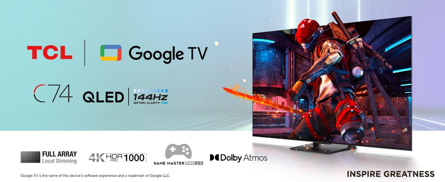 Smart TV TCL 75C745(2022) 75"-189CM Ql "75C745" (timbru verde 15 lei)