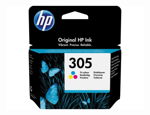 Cartus Cerneala Original HP Color, nr.305, pentru DeskJet 2320|2710|2720|2721|2723|4120|4122|4130 , 0.1K, (timbru verde 0.15 lei), "3YM60AE"