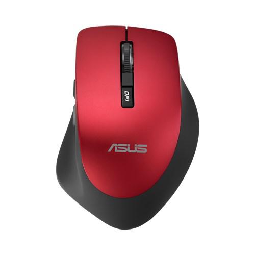 MOUSE Asus, "WT425", PC sau NB, wireless, 2.4GHz, optic, 1600 dpi, butoane/scroll 6/1, , negru / rosu, "90XB0280-BMU030" (timbru verde 0.18 lei)