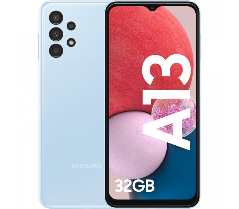 SmartPhone Samsung A13 A137 4G 3GB RAM 32GB Dual Sim Light Blue, "PHT16021"(timbru verde 0.45 lei)