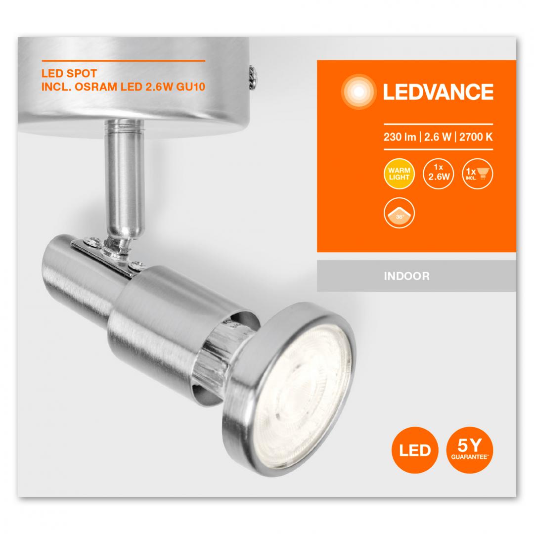 LED SPOT 2,6W 230V GU10 LEDV "000004058075540507" (timbru verde 2.00 lei)
