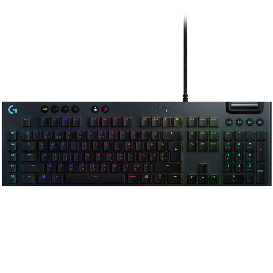 TASTATURA Logitech Gaming G815 Clicky, US, "920-009095" (timbru verde 0.8 lei)