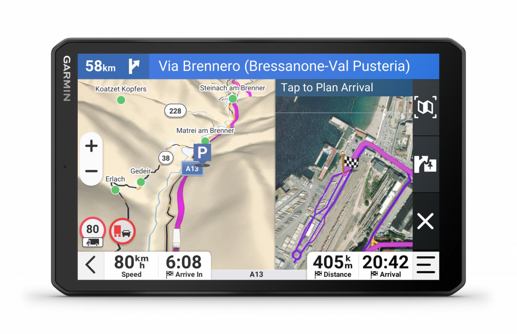 GPS Garmin Dezl LGV820, EU+South Africa "010-02925-15" (timbru verde 0.8 lei)