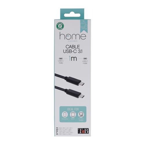 TNB USB Type-C / USB Type-C 3.1 cable 1M "TC31USBC1" (timbru verde 0.08 lei)